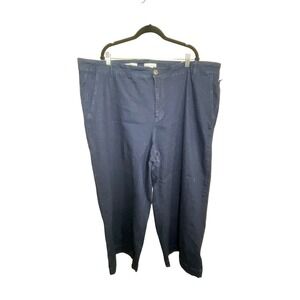 Ava & Viv Wide Leg High Rise Relaxed Fit Stretch Pants Women's Size 26